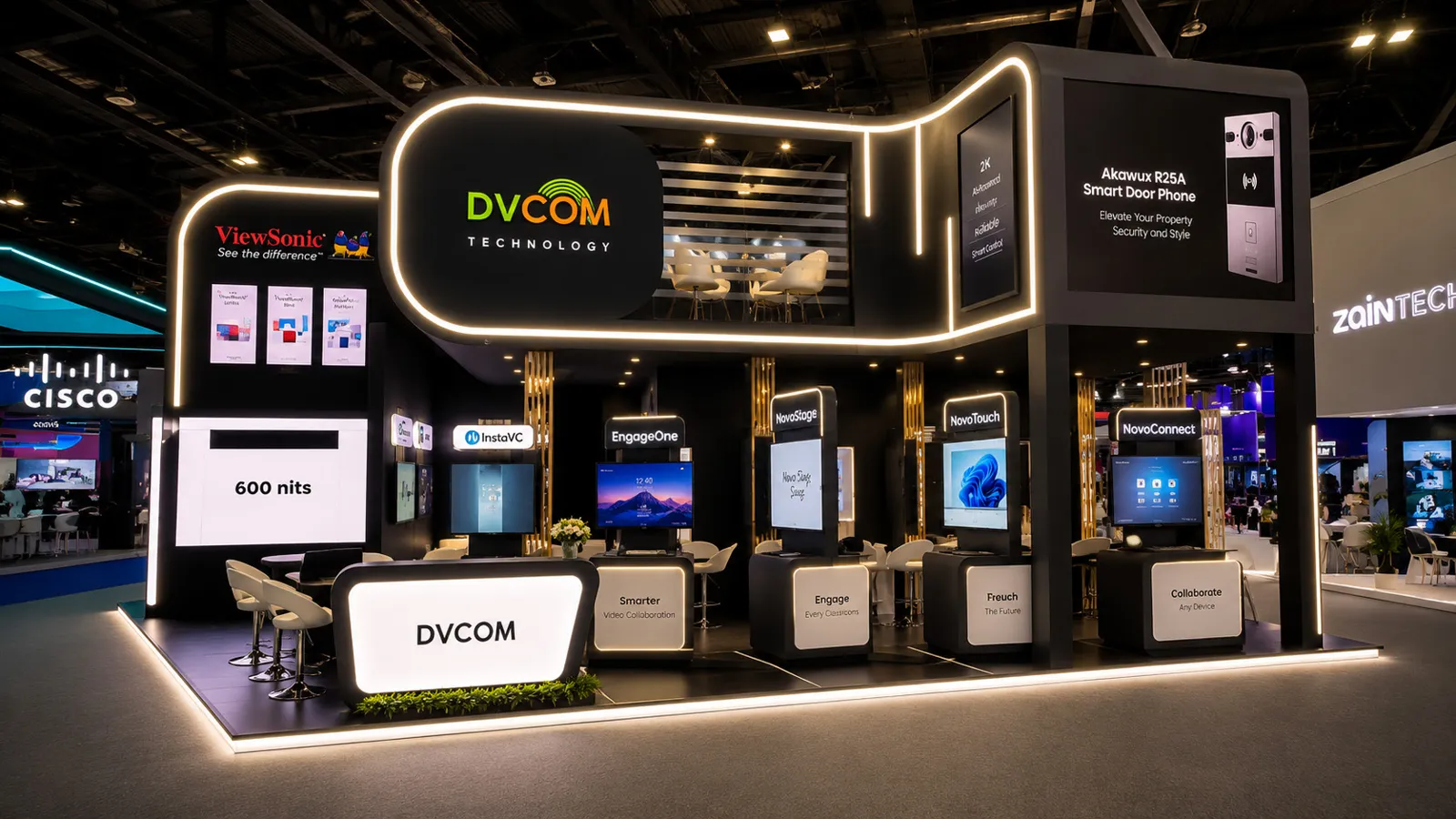 AI & Technology exhibition stand by DOT Exhibits