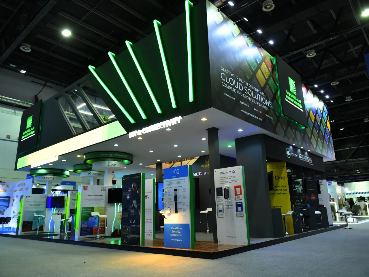 AI & Technology exhibition stand by DOT Exhibits