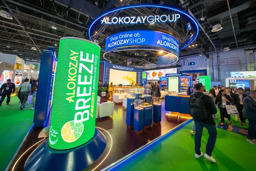Alokozay · Gulfood exhibition stand by DOT Exhibits