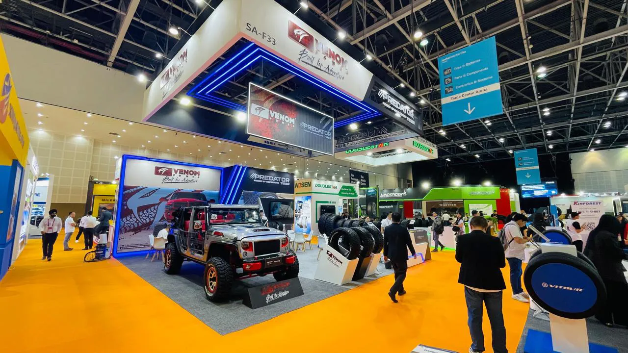 Automobile & Mechanical exhibition stand by DOT Exhibits