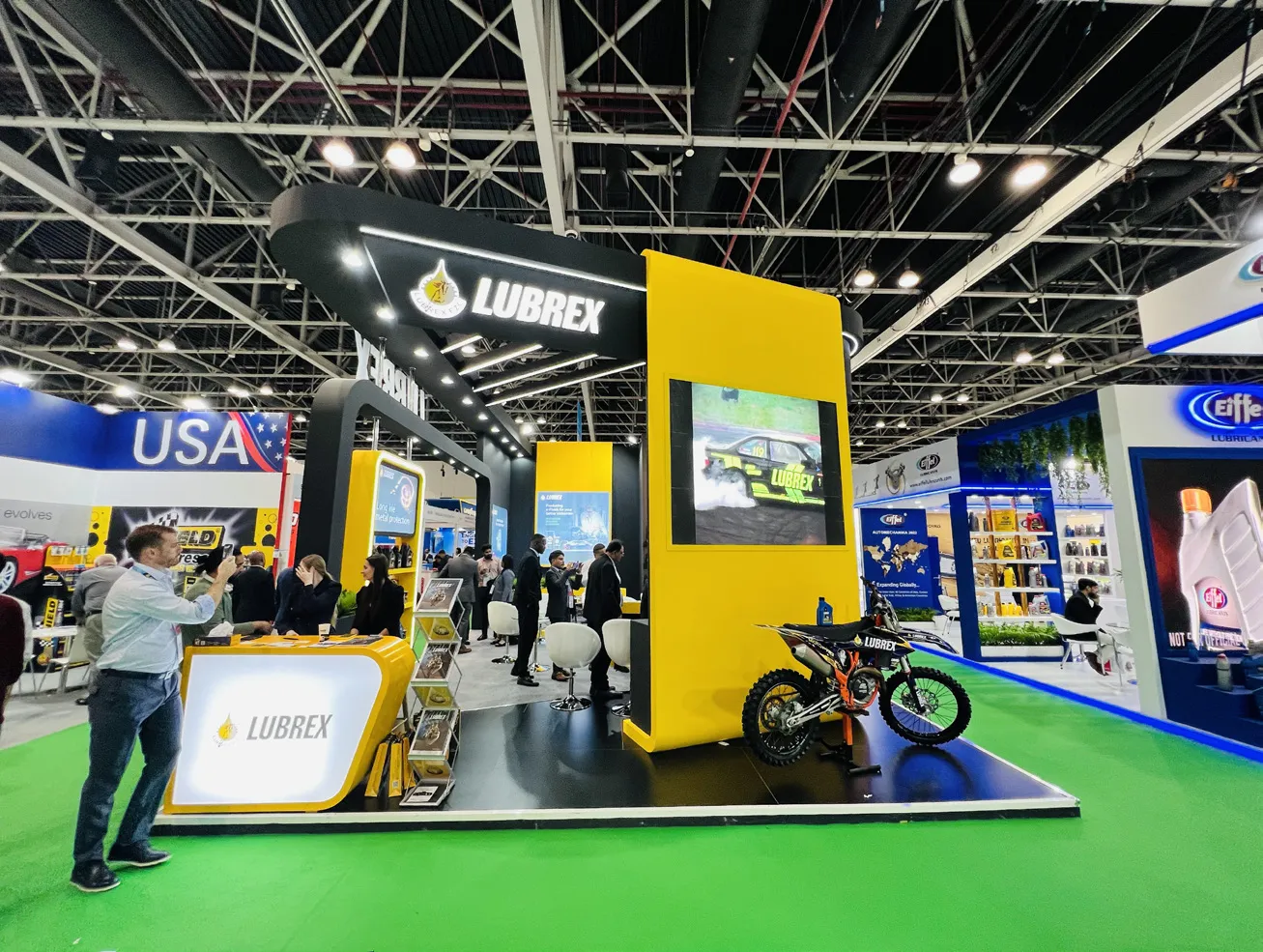 Automobile & Mechanical exhibition stand by DOT Exhibits
