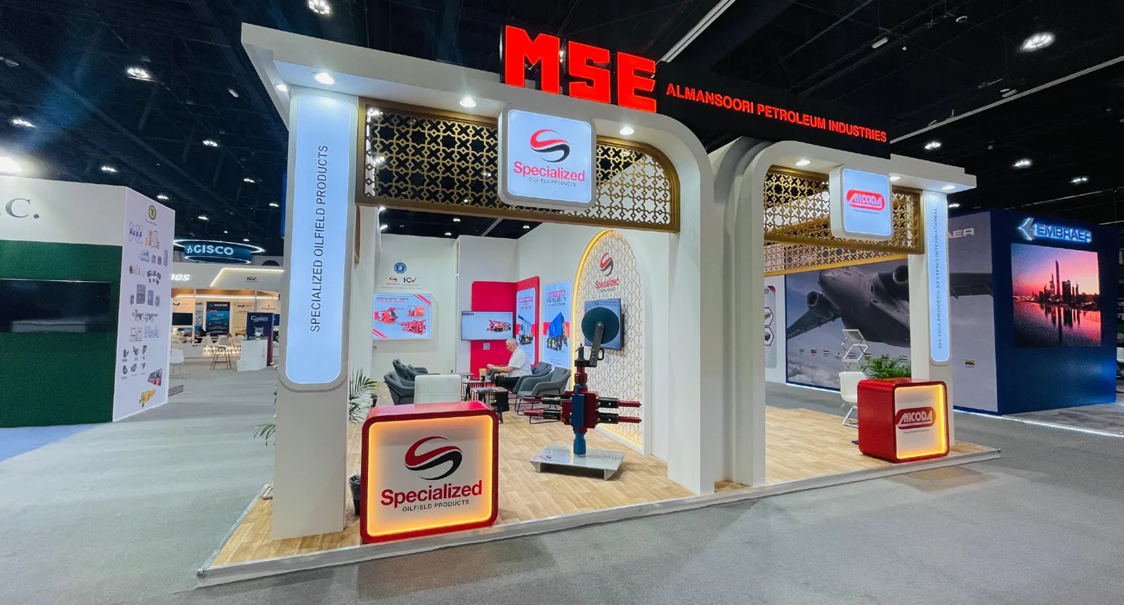 Energy & Gas exhibition stand by DOT Exhibits