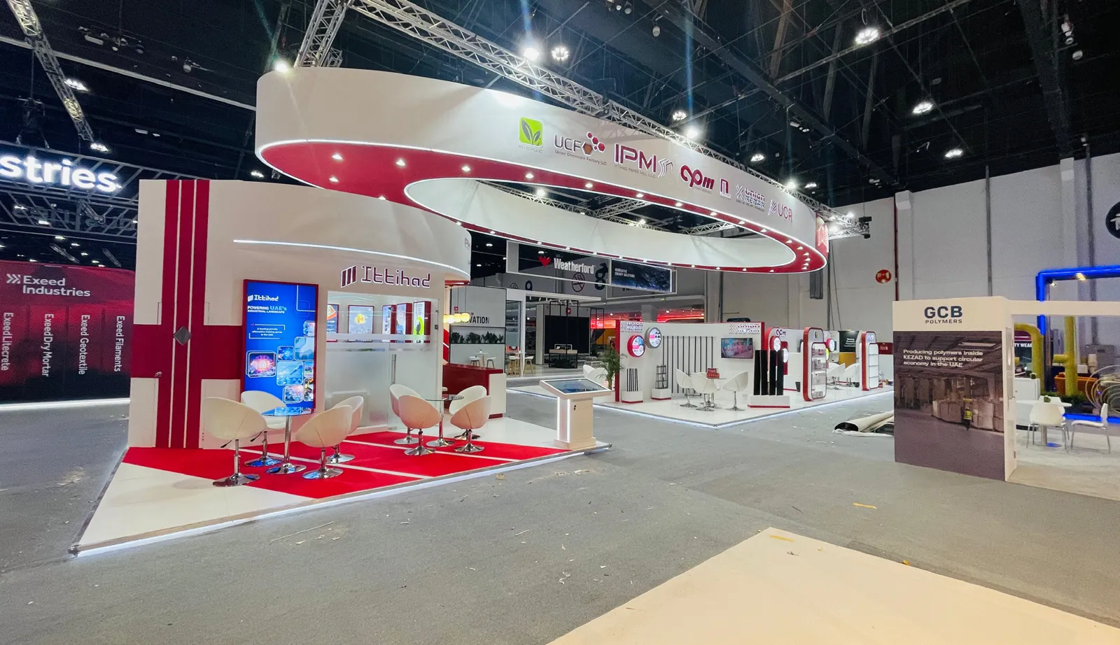 Energy & Gas exhibition stand by DOT Exhibits