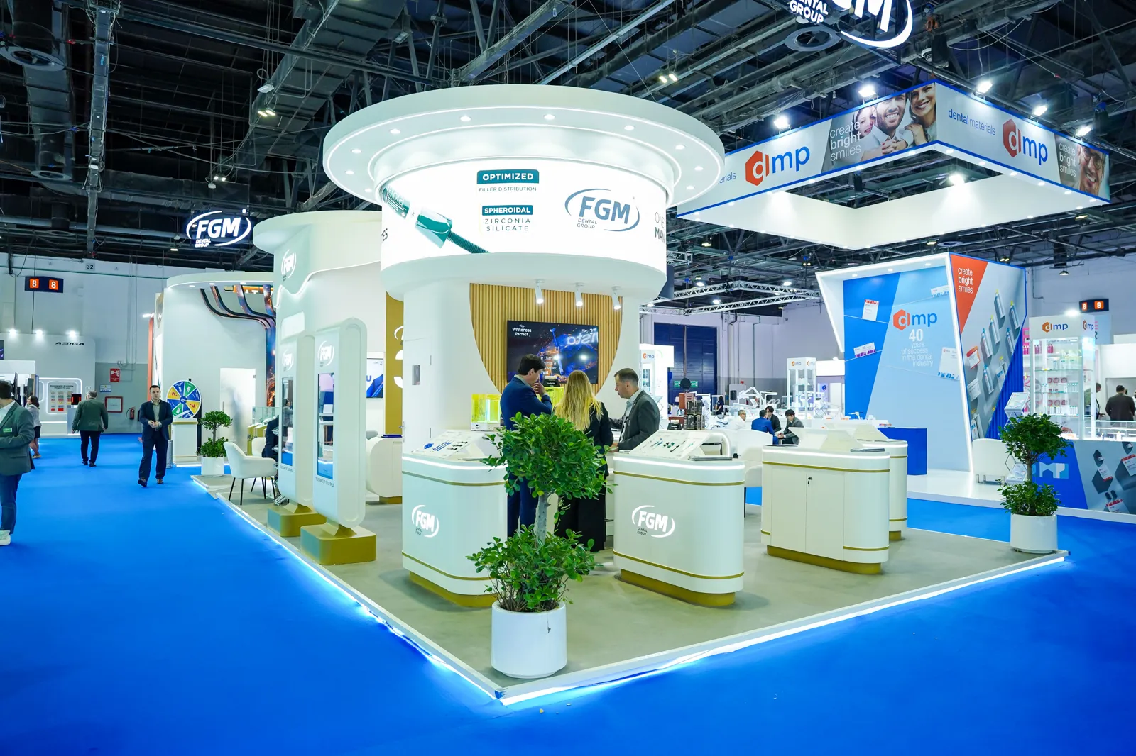 FGM Dental Group exhibition stand at AEEDC, Dubai