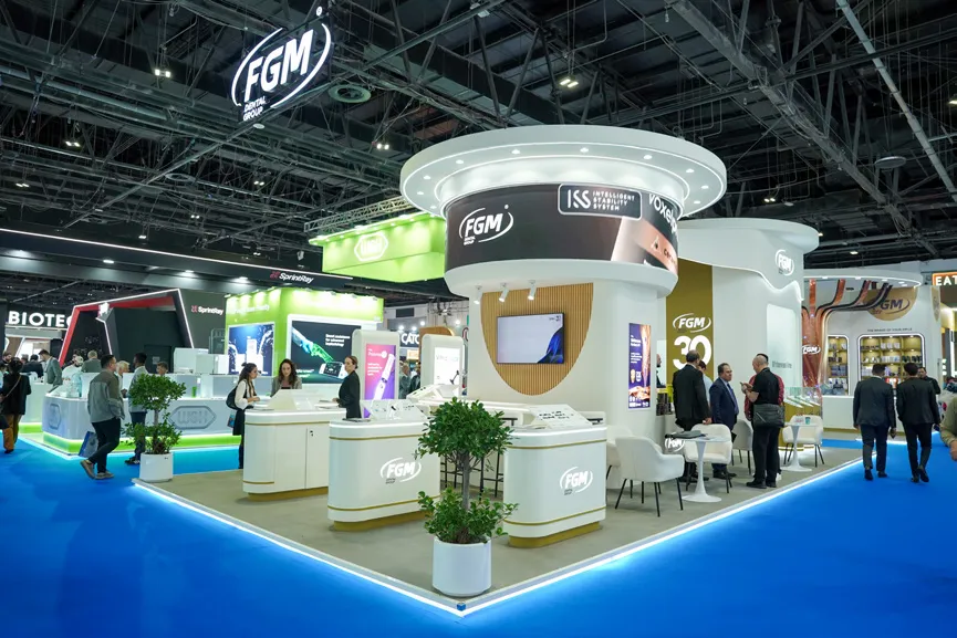 FGM Dental Group · AEEDC exhibition stand by DOT Exhibits