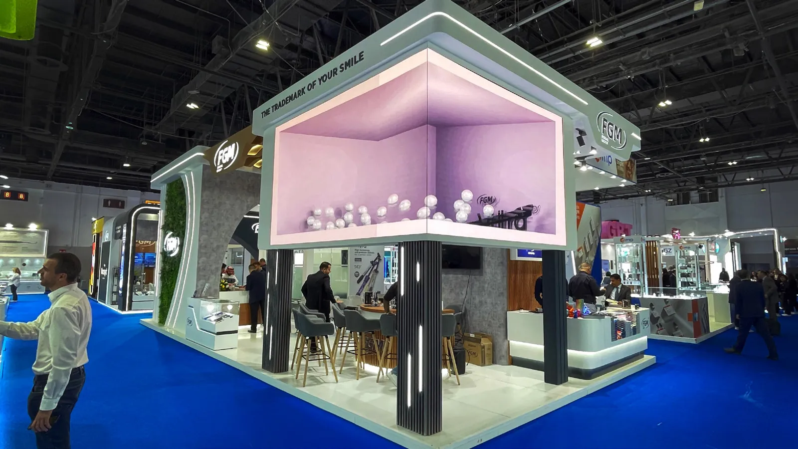 Health & Medical exhibition stand by DOT Exhibits