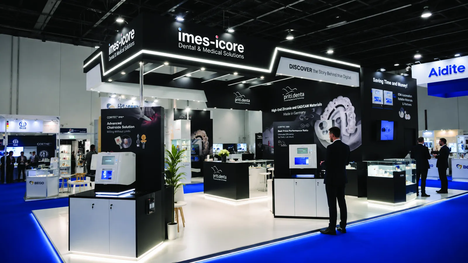Health & Medical exhibition stand by DOT Exhibits