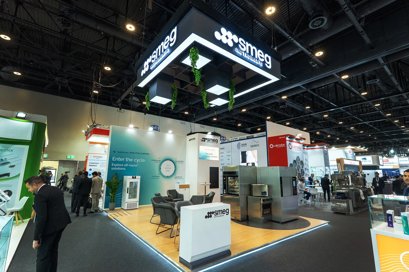 Health & Medical exhibition stand by DOT Exhibits