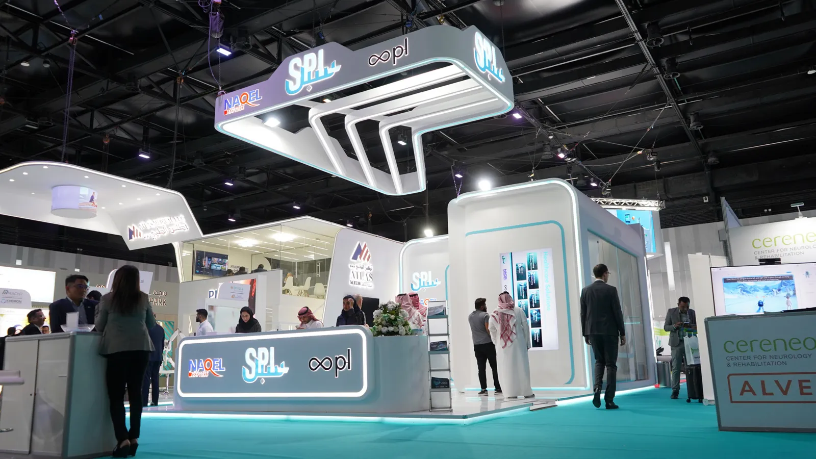 Health & Medical exhibition stand by DOT Exhibits