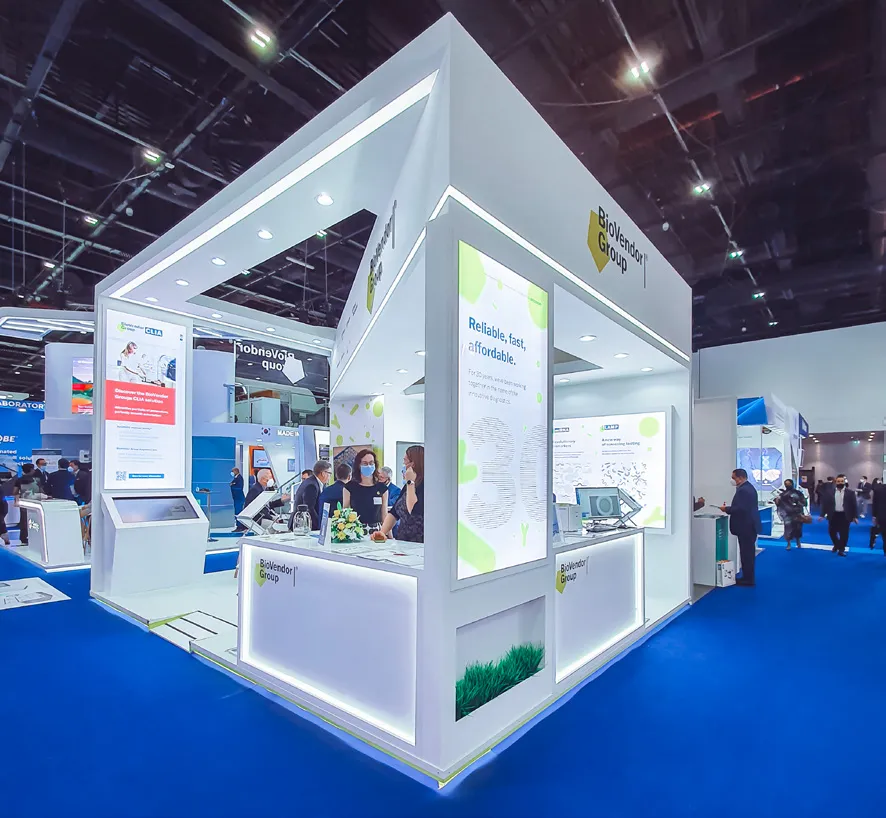Health & Medical exhibition stand by DOT Exhibits
