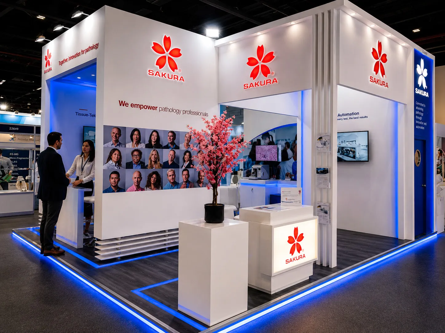 International exhibition stand by DOT Exhibits