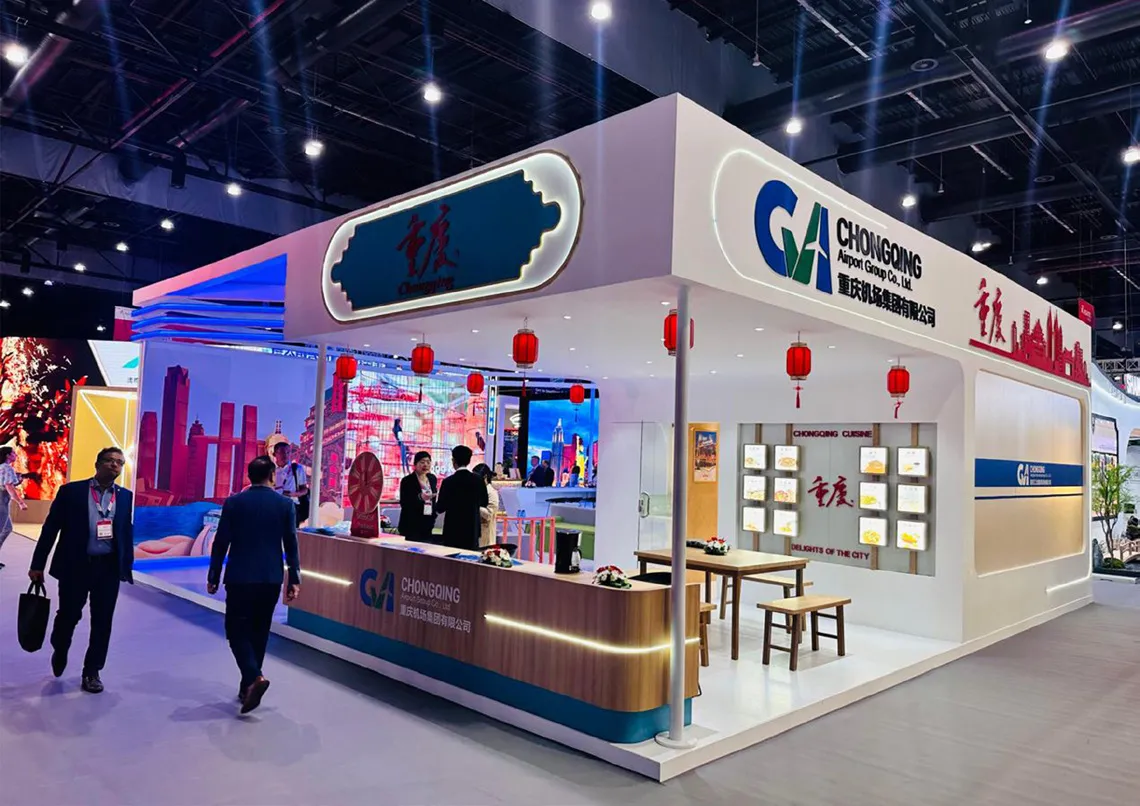 International exhibition stand by DOT Exhibits