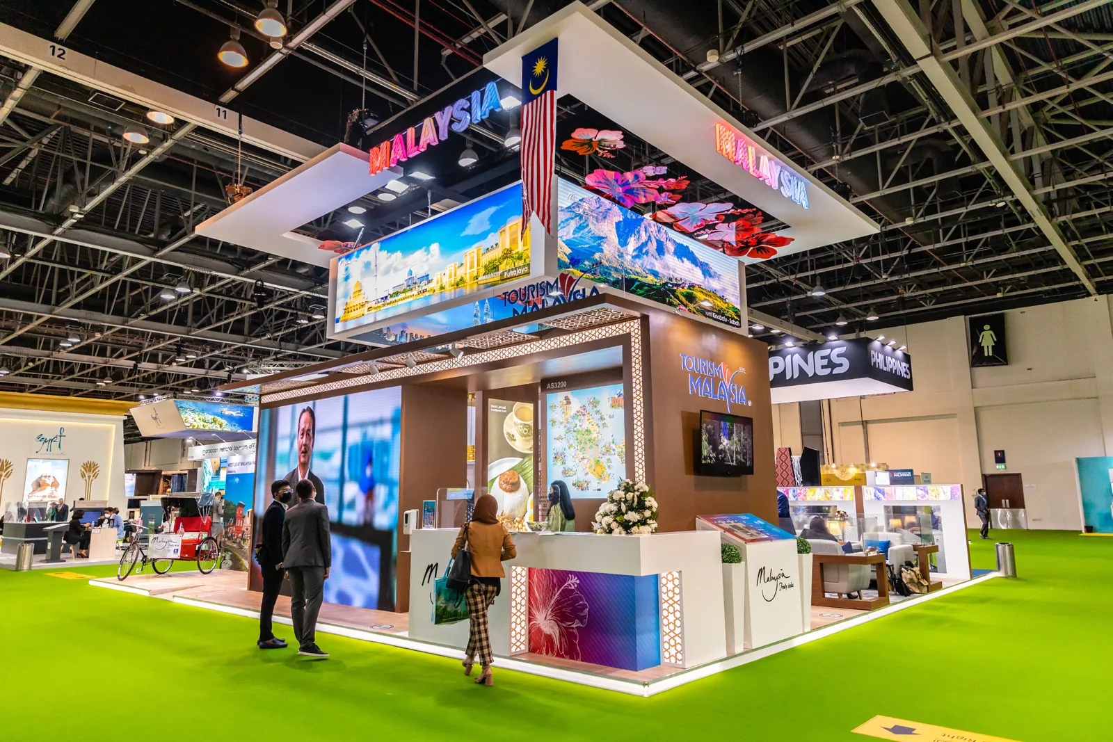 Tourism Malaysia · ATM Dubai exhibition stand by DOT Exhibits
