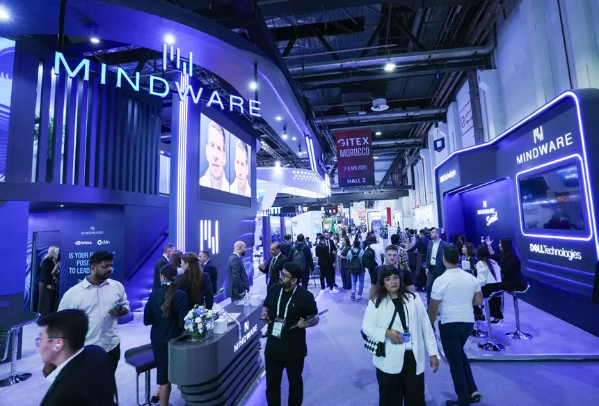 Mindware · GITEX Global exhibition stand by DOT Exhibits