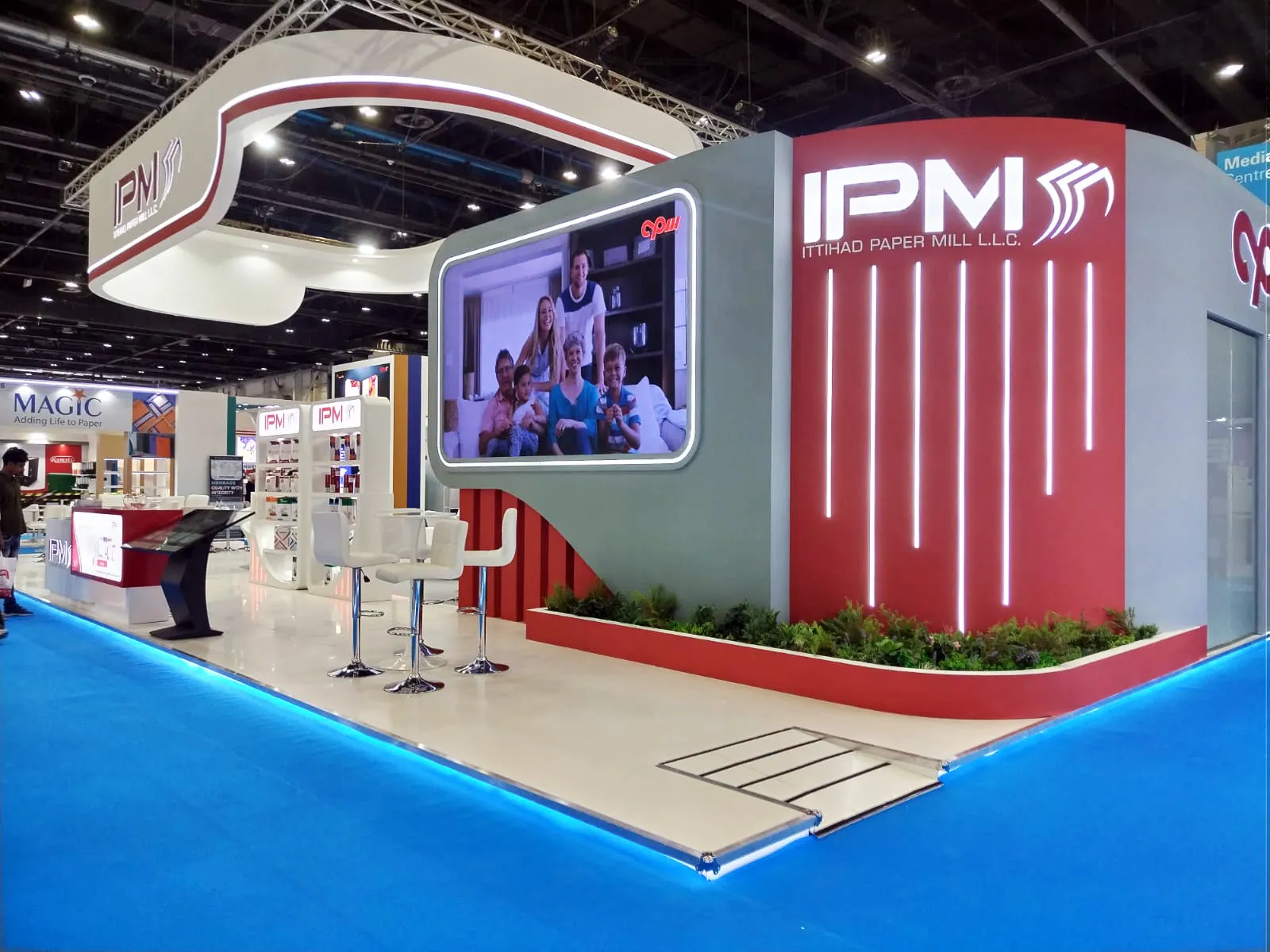 Paper & Tissue exhibition stand by DOT Exhibits