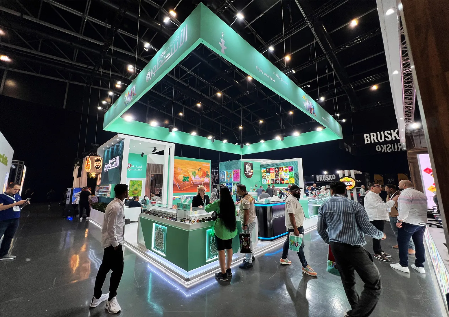 Vape & Tobacco exhibition stand by DOT Exhibits